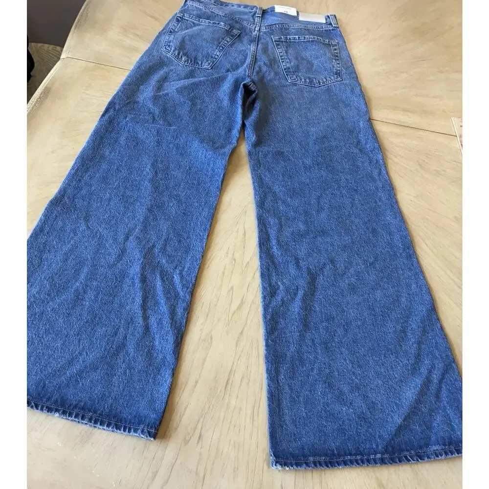Citizens Of Humanity Classic Blue Wide Leg Jeans - Picture 12 of 16